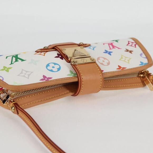 LOUIS VUITTON Multicolor Shirley Shoulder Bag White M40049 - Picture 6 of 16